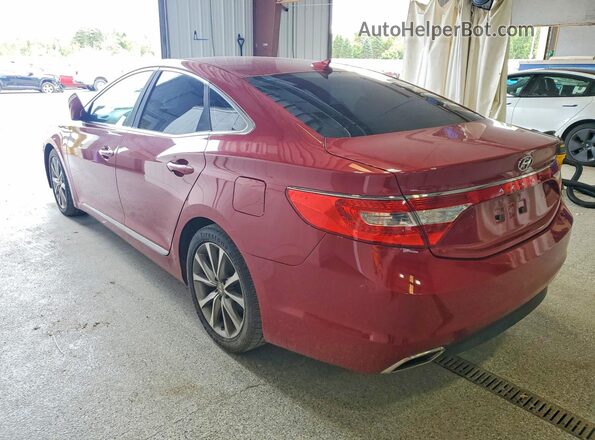 KMHFG4JG8GA505549 2016 HYUNDAI AZERA Красный Задняя правая четверть