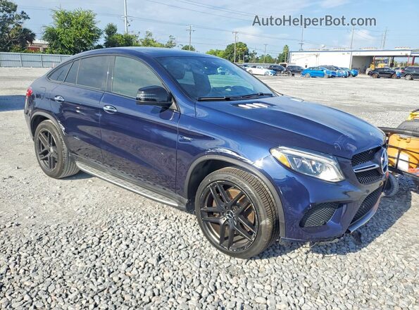 4JGED6EB5GA043692 2016 MERCEDES-BENZ GLE Синий Вид спереди