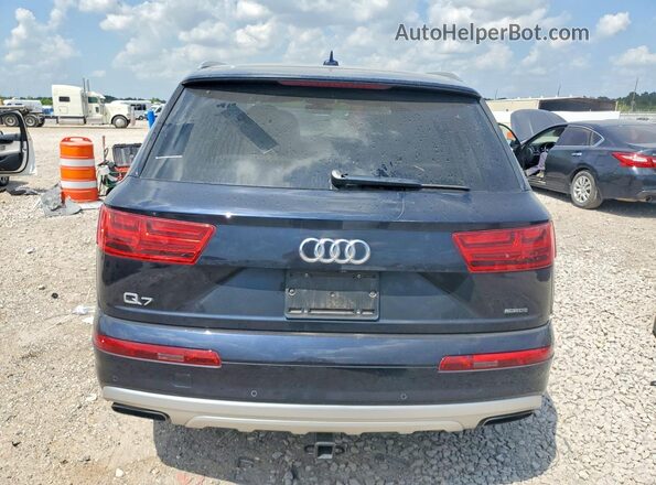 WA1LHAF73JD006816 2018 AUDI Q7 Blue Widok wnętrza z przodu