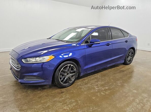 3FA6P0H70GR260664 2016 FORD FUSION Blue Tył lewy