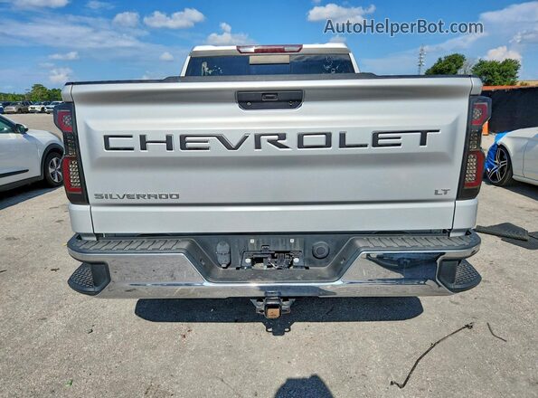 1GCPWCEK6KZ389394 2019 CHEVROLET SILVERADO Silver Front interior view