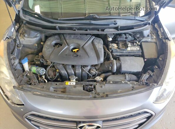 KMHD35LH3HU376781 2017 HYUNDAI ELANTRA Серый Вид подкапотного пространства