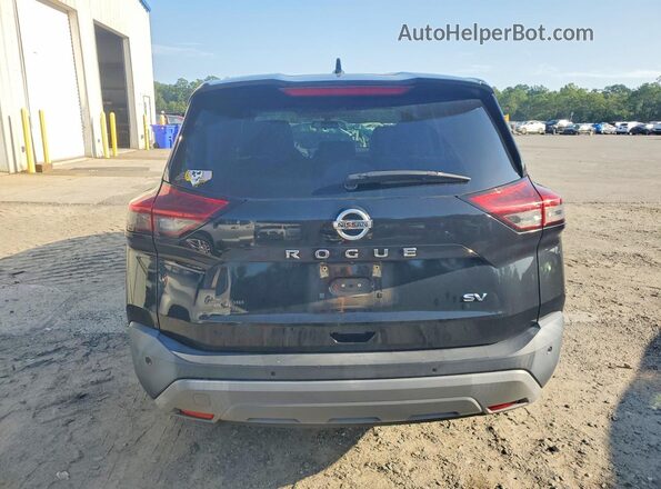 5N1AT3BA9MC737300 2021 NISSAN ROGUE Black Front interior view