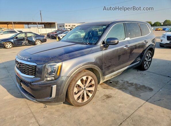 5XYP6DHC9NG242077 2022 KIA TELLURIDE Gray უკანა მარცხენა
