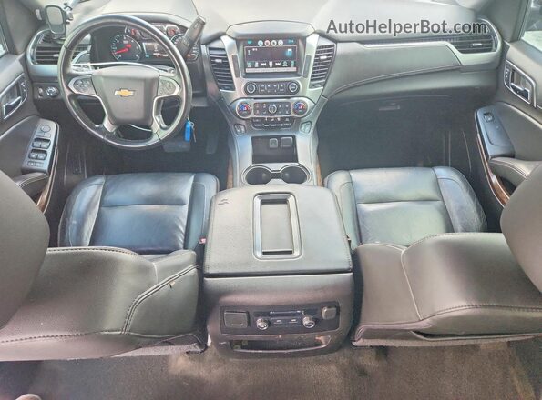1GNSKHKC2GR148950 2016 CHEVROLET SUBURBAN Black Вид щитка приладів