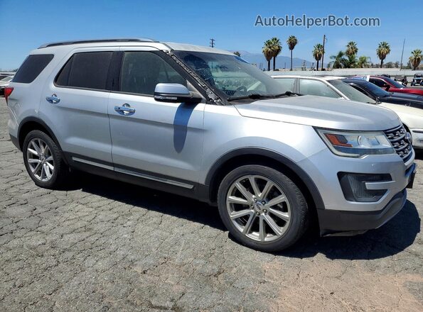 1FM5K8F89GGA76843 2016 FORD EXPLORER Silver წინა ხედი