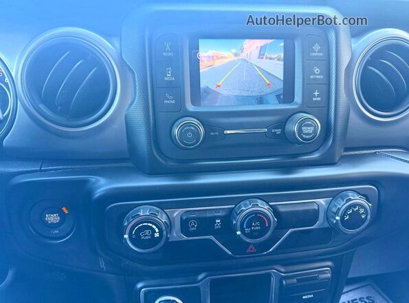 1C6HJTAG5ML614907 2021 JEEP GLADIATOR Серый Вид задней части салона