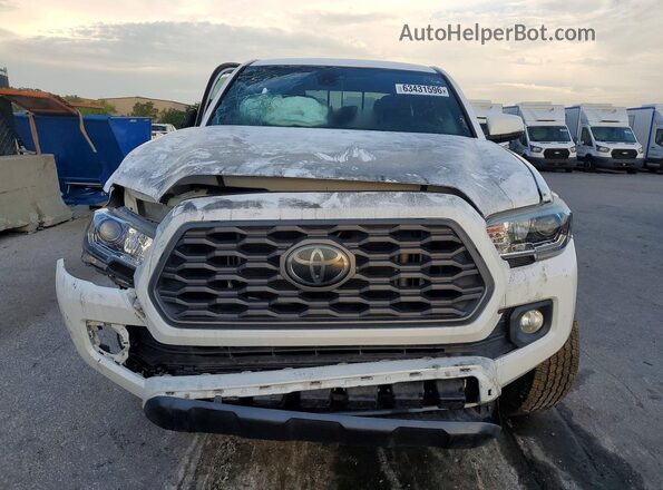 5TFCZ5AN1MX277585 2021 TOYOTA TACOMA Белый Вид сзади