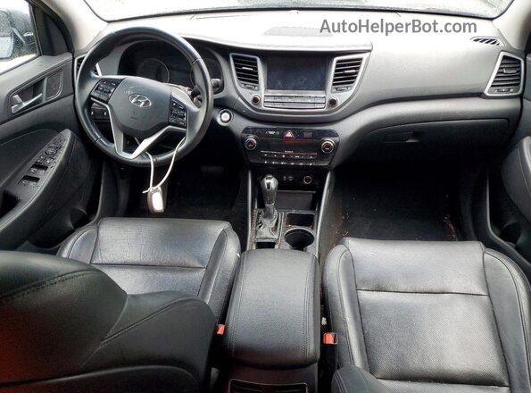 KM8J33A23HU352289 2017 HYUNDAI TUCSON Gray Instrument cluster view