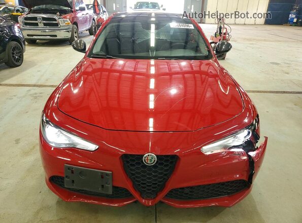 ZARFANBN6K7612720 2019 ALFA ROMEO GIULIA Maroon Вид ззаду