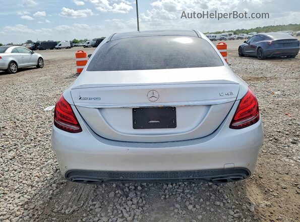 55SWF6EB2JU274470 2018 MERCEDES-BENZ C Silver Vista interior delantera