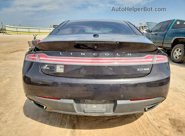 3LN6L2N94GR609280 2016 LINCOLN MKZ Black Front interior view