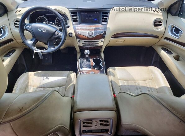 5N1DL0MN1KC513219 2019 INFINITI QX60 White Սարքավորումների վահանակի տեսք