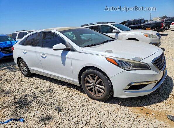 5NPE24AF6GH309995 2016 HYUNDAI SONATA White Widok z przodu