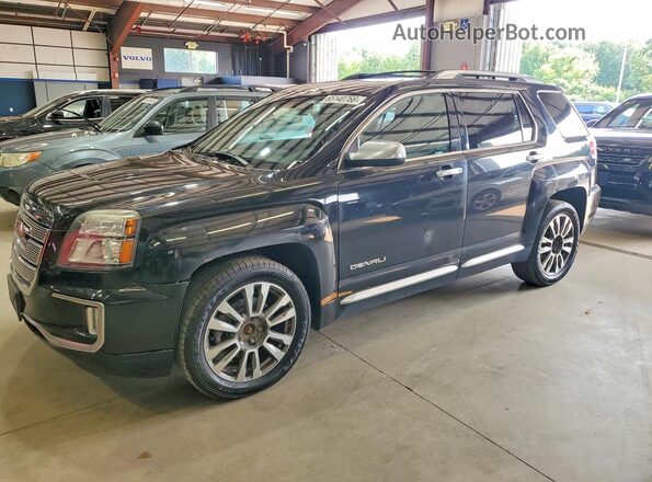 2GKFLVE39G6277771 2016 GMC TERRAIN Black Задня ліва чверть