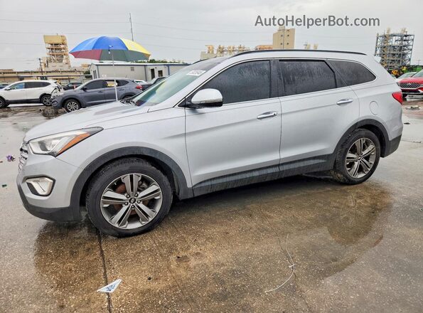 KM8SR4HF8GU134428 2016 HYUNDAI SANTA Silver Задня ліва чверть