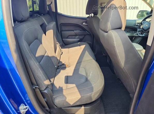 1GCGSCEN2J1258837 2018 CHEVROLET COLORADO Синий Вид задней части салона