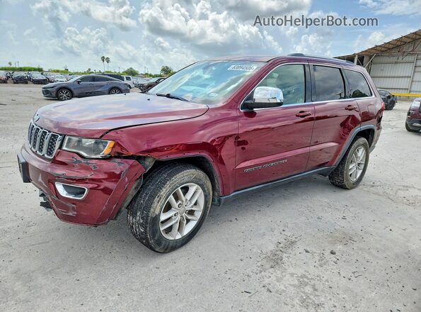 1C4RJEAG2HC637995 2017 JEEP GRAND Темно-бордовый Задняя левая четверть