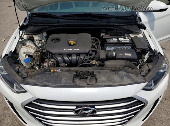 5NPD84LF5JH214679 2018 HYUNDAI ELANTRA White Շարժիչի բաժամունքի տեսք