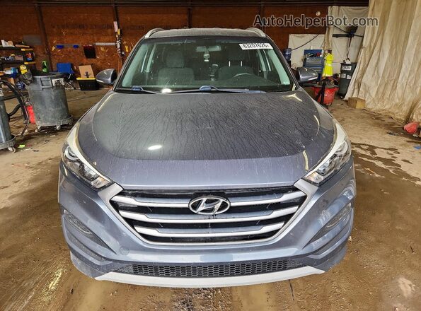 KM8J3CA2XHU459971 2017 HYUNDAI TUCSON Blue უკანა ხედი