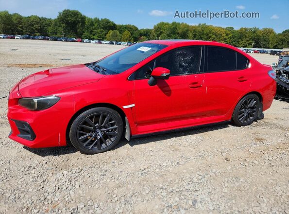 JF1VA1J66K9804982 2019 SUBARU WRX Красный Задняя левая четверть