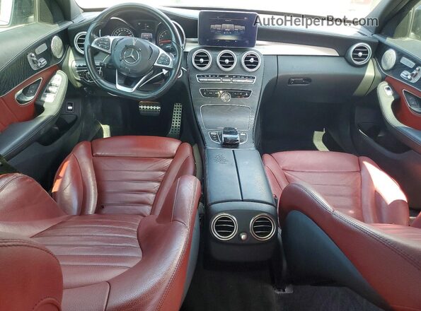 55SWF6EB1GU103007 2016 MERCEDES-BENZ C-CLASS Black Instrument cluster view