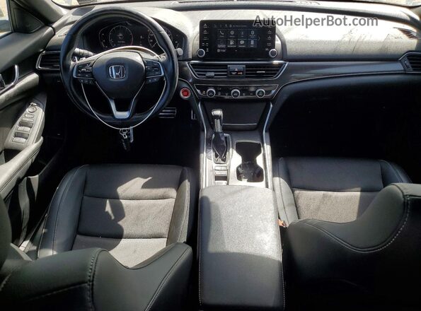 1HGCV1F32NA080636 2022 HONDA ACCORD Gray ხელსაწყოთა პანელის ხედი