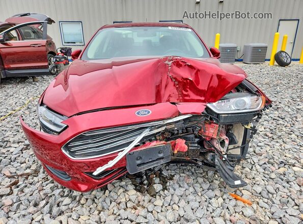 3FA6P0H92JR260495 2018 FORD FUSION Бордовый Вид сзади