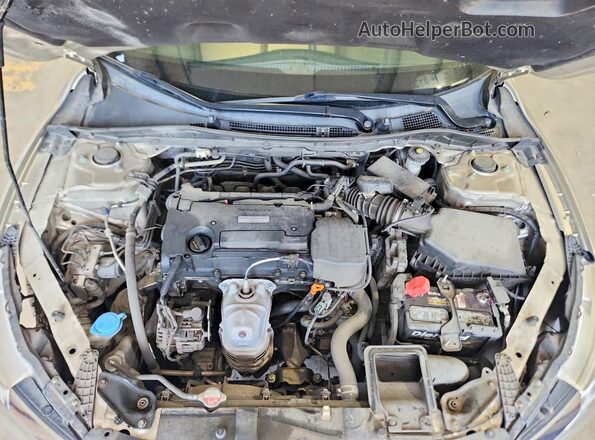 1HGCR2F34HA298740 2017 HONDA ACCORD Tan Vista del compartimento del motor
