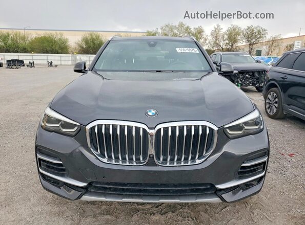 5UXCR4C09P9N44636 2023 BMW X5 Gray Вид ззаду