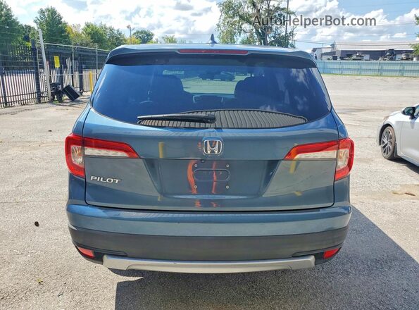 5FNYF5H3XMB024326 2021 HONDA PILOT Синий Вид салона спереди