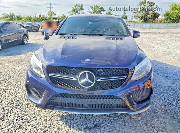 4JGED6EB5GA043692 2016 MERCEDES-BENZ GLE Синий Вид сзади
