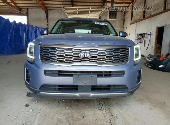 5XYP6DHC7LG038908 2020 KIA TELLURIDE Silver Vista trasera