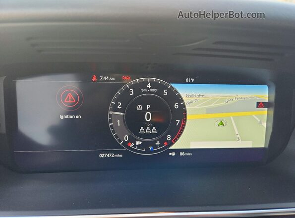 SALWG2RV2KA847558 2019 LAND ROVER RANGE ROVER Black Вид задніх сидінь