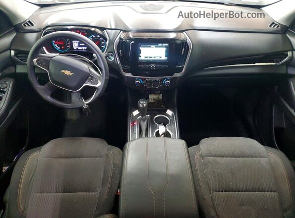 1GNERFKW1JJ117878 2018 CHEVROLET TRAVERSE White Vista del cuadro de instrumentos