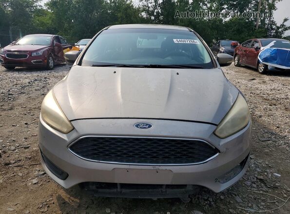 1FADP3F28GL345024 2016 FORD FOCUS Gray Rear view