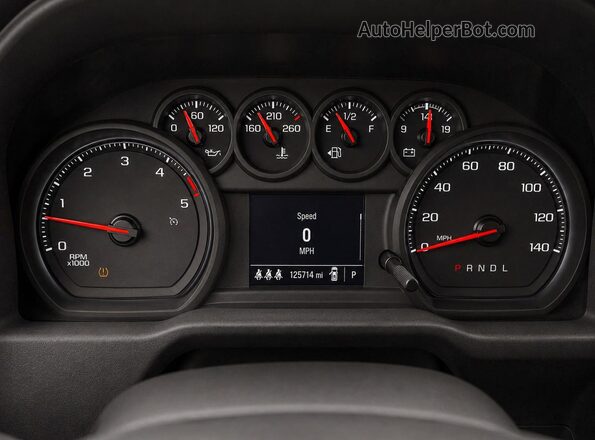 1GT59LEY7RF248008 2024 GMC SIERRA Gray ხელსაწყოთა პანელის ხედი