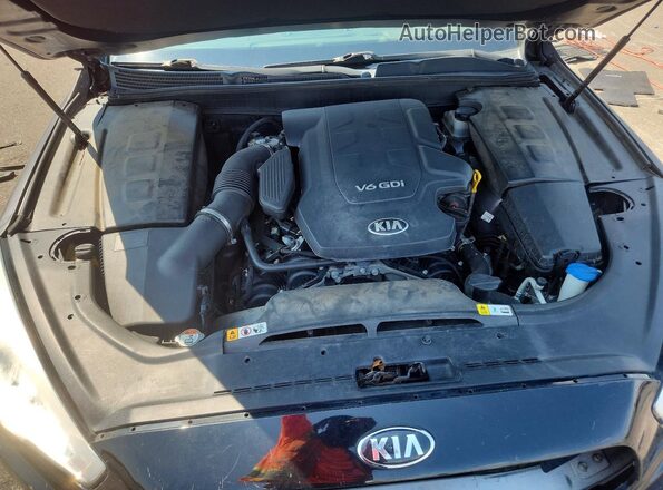 KNALU4D35G6031486 2016 KIA K900 Brown ძრავის განყოფილების ხედი