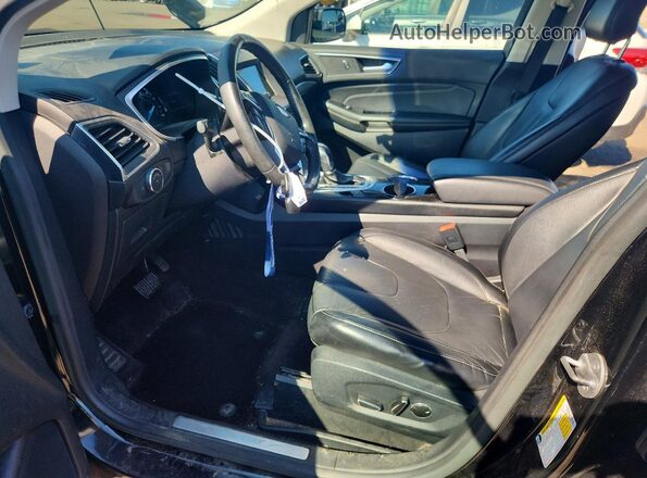2FMPK4K96GBB83338 2016 FORD EDGE Черный Вид панели приборов