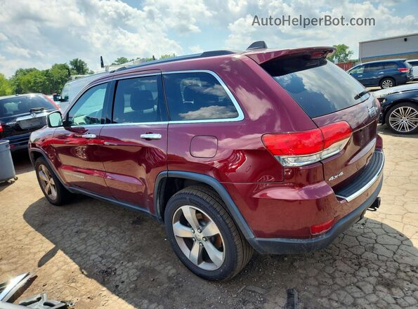 1C4RJFBG7GC376947 2016 JEEP GRAND Бордовый Задняя правая четверть