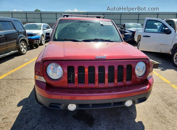 1C4NJRBB6HD195354 2017 JEEP PATRIOT Burgundy უკანა ხედი