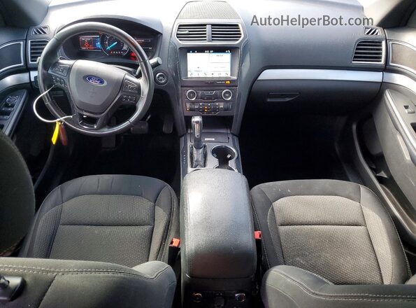 1FM5K7D85HGC64662 2017 FORD EXPLORER Charcoal Widok zestawu wskaźników
