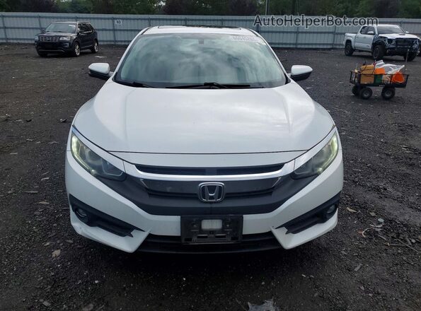 19XFC1F38GE200456 2016 HONDA CIVIC White Rear view
