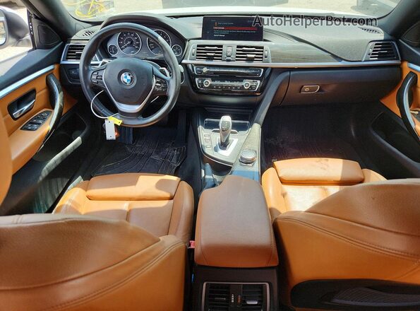 WBA4J3C51JBG91195 2018 BMW 4 SERIES White ხელსაწყოთა პანელის ხედი
