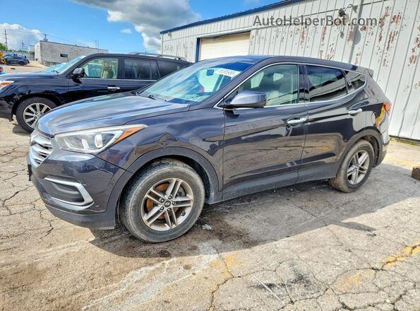 5XYZT3LB4JG565523 2018 HYUNDAI SANTA Gray უკანა მარცხენა