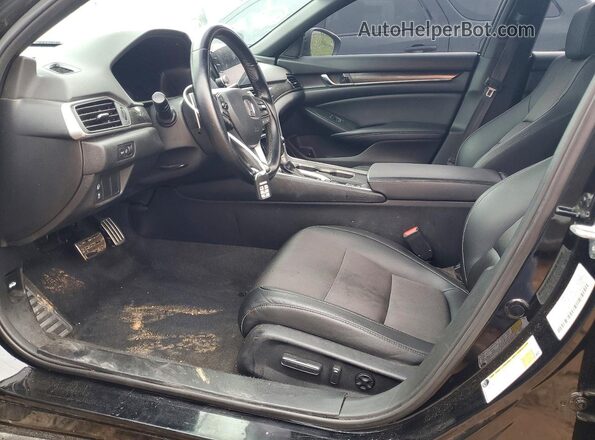 1HGCV1F32MA037879 2021 HONDA ACCORD Black Widok deski rozdzielczej