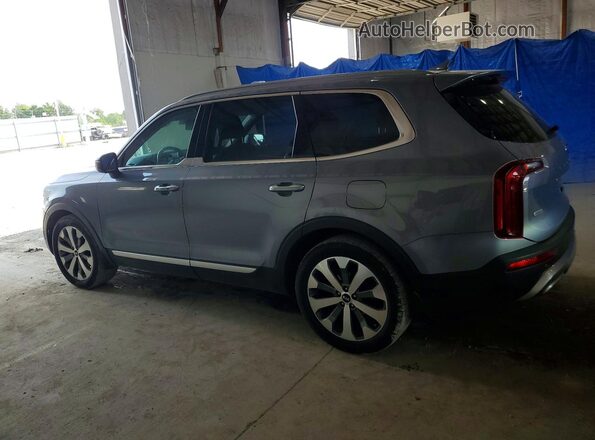 5XYP6DHC7LG038908 2020 KIA TELLURIDE Silver Trasero derecho