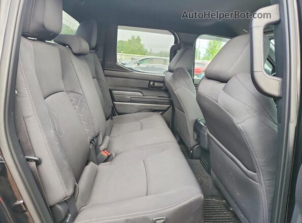 3TMLB5JN9SM150283 2025 TOYOTA TACOMA Black Widok wnętrza z tyłu