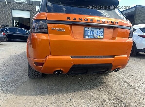 SALWR2KF3GA121731 2016 LAND ROVER RANGE Orange VIN sticker view