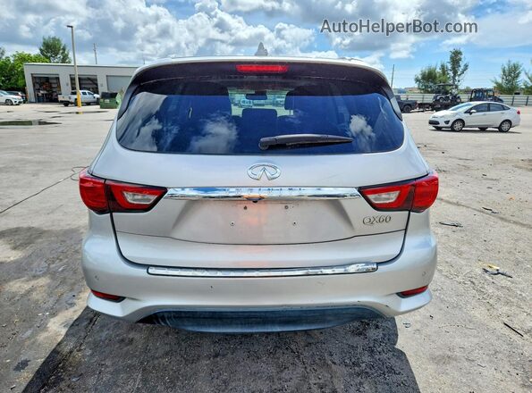 5N1DL0MM4JC505900 2018 INFINITI QX60 Silver Front interior view